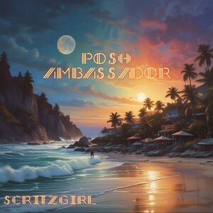 Tropical Beach Sunset Art Print